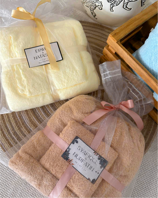 SOFT MICROFIBER TOWEL (SET OF TWO)