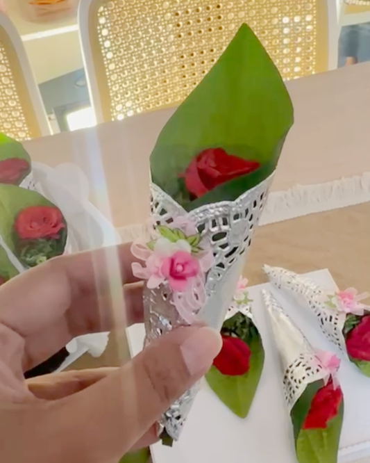 TRADITIONAL BUNGA RAMPAI TEPAK SIREH (MINIMUM ORDER OF 30 PCS)