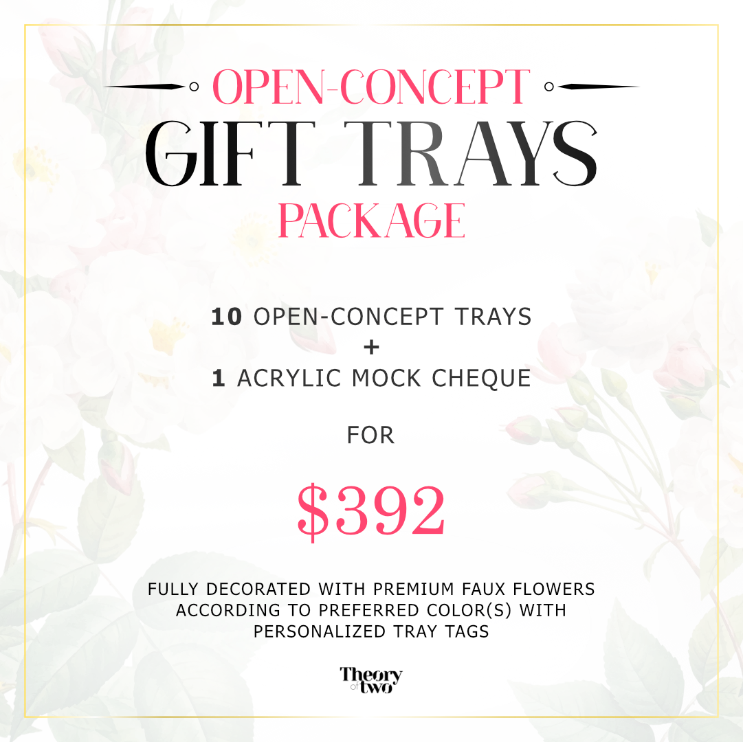 OPEN-CONCEPT WEDDING GIFT TRAY PACKAGE