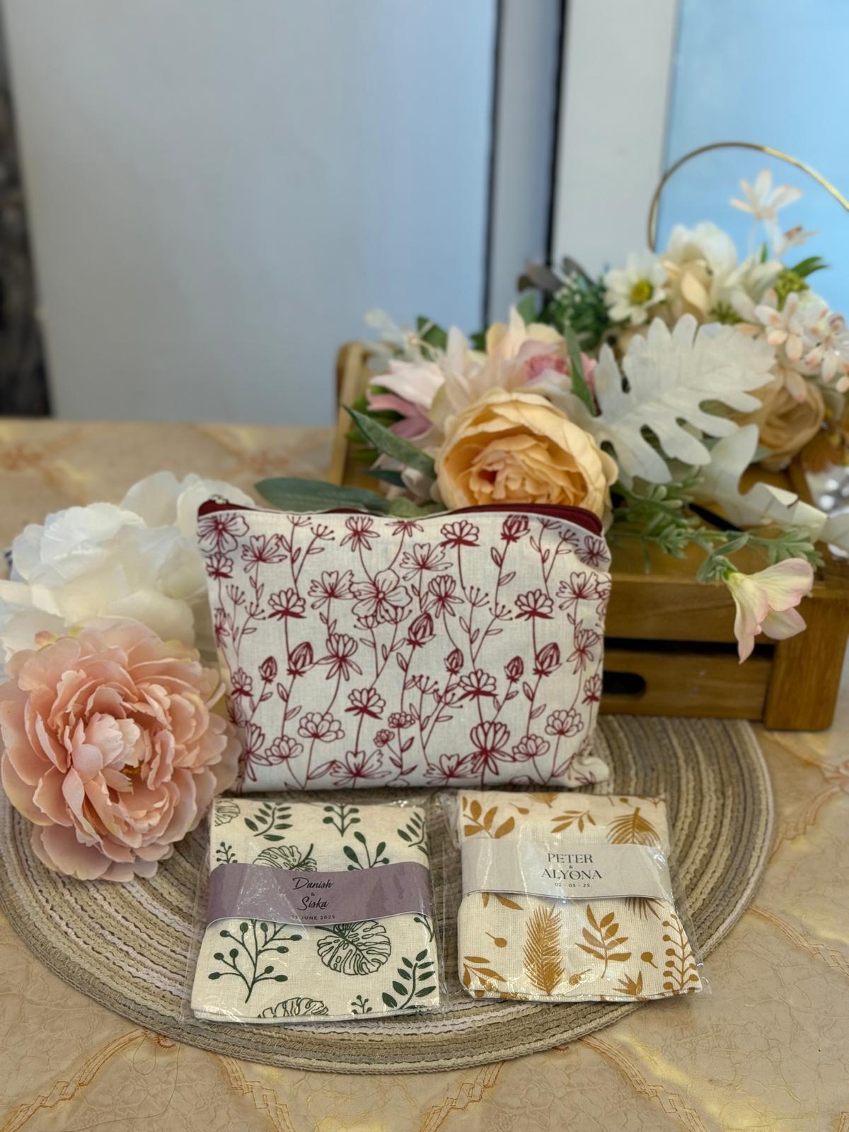 KEEPSAKE ZIPPER POUCH WITH PERSONALIZED SLEEVE