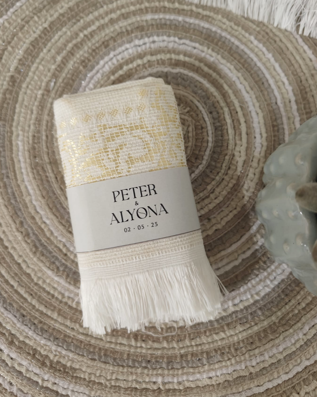 SEJADAH ONLY (35CM X35CM) WITH PERSONALIZED SLEEVE