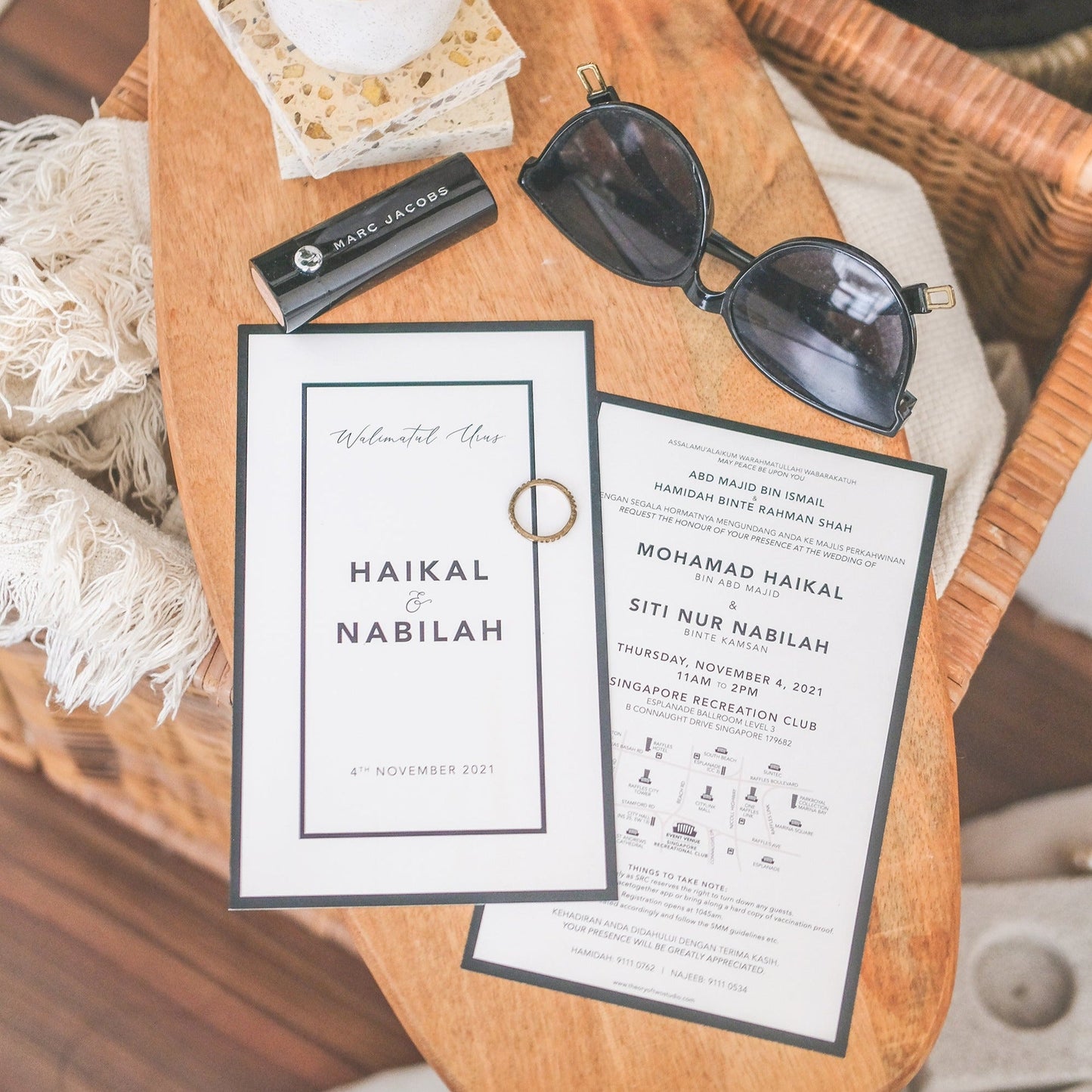 Jo Malone Inspired Wedding Invitations | Affordable Wedding Card SG
