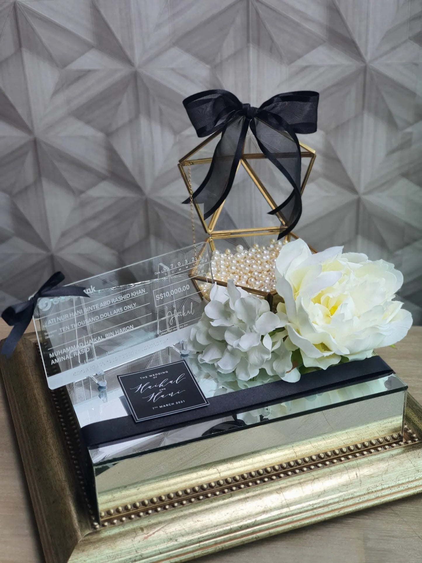 PERSONALIZED ACRYLIC MOCK CHEQUE