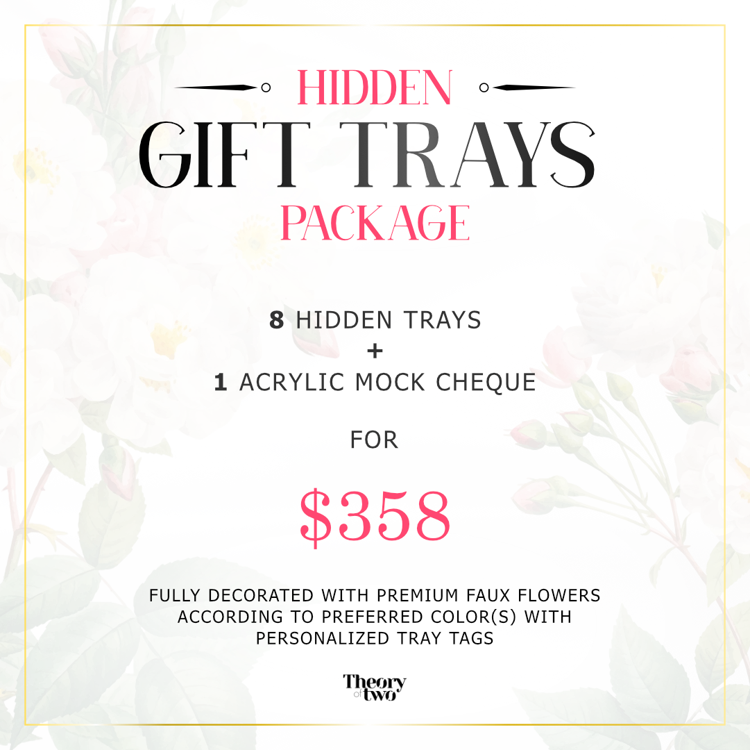 HIDDEN- CONCEPT WEDDING GIFT TRAY PACKAGE