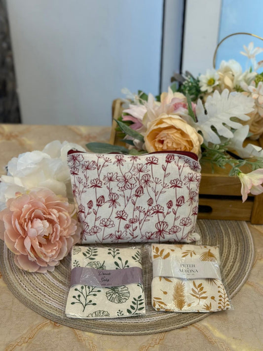 KEEPSAKE ZIPPER POUCH WITH PERSONALIZED SLEEVE