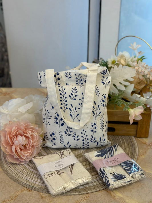 MINI TOTE BAG WITH PERSONALIZED SLEEVE