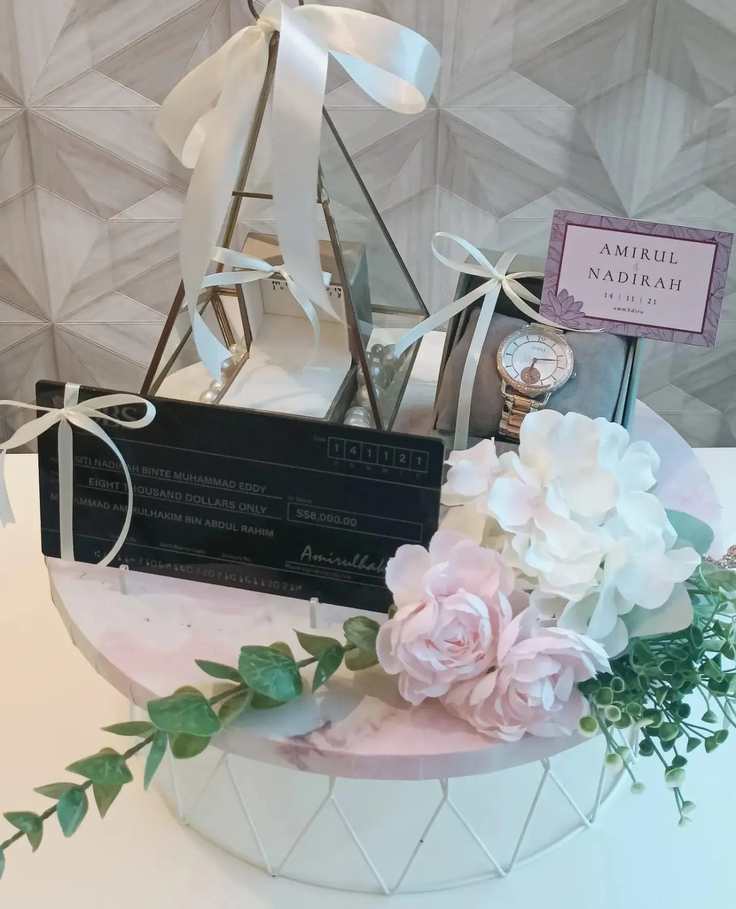 PERSONALIZED ACRYLIC MOCK CHEQUE