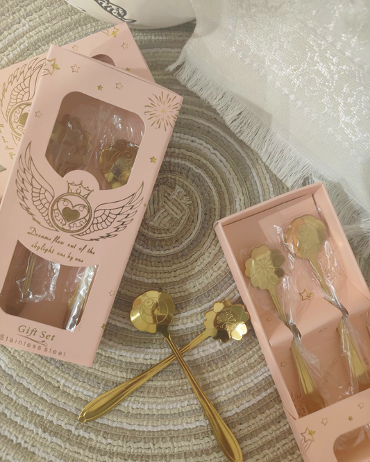 SAKURA TEASPOON SET OF 2 IN ORIGINAL PACKAGING