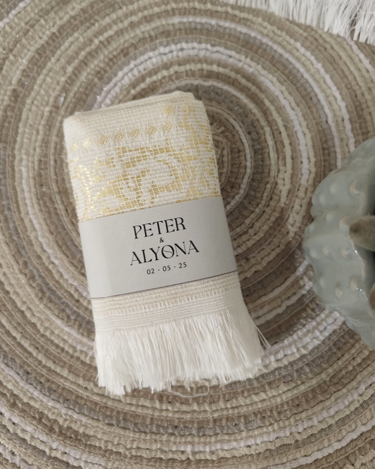 SEJADAH ONLY (35CM X35CM) WITH PERSONALIZED SLEEVE