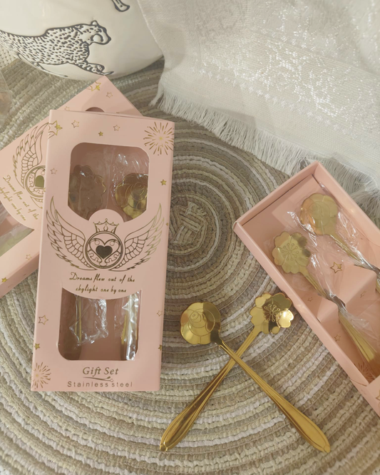SAKURA TEASPOON SET OF 2 IN ORIGINAL PACKAGING